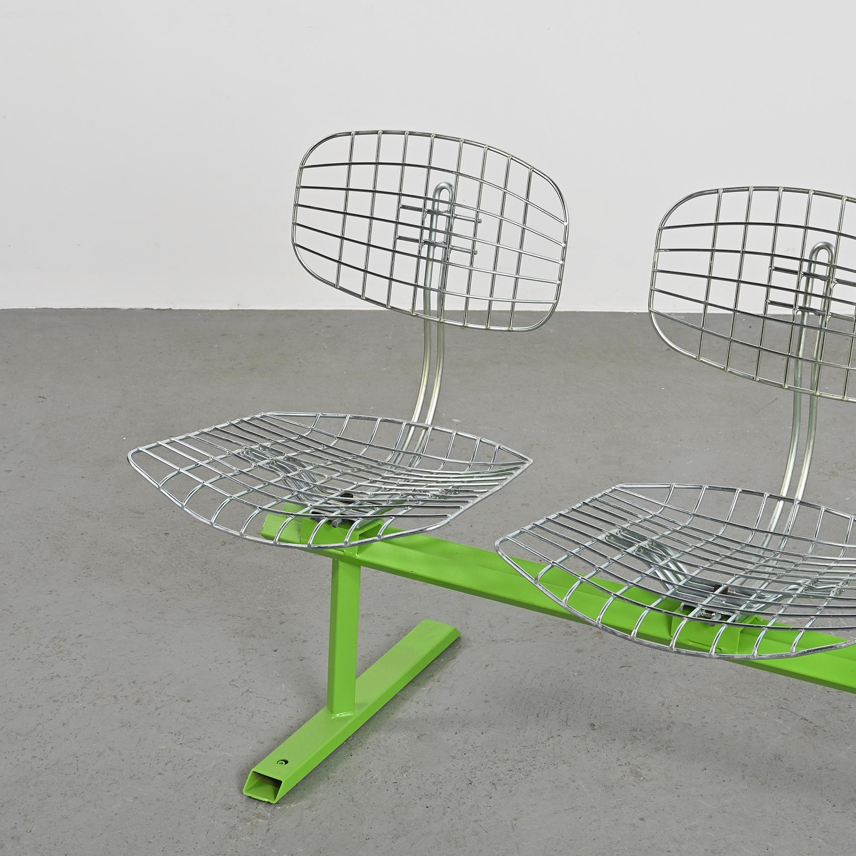 Michel Cadestin: Panchina Beaubourg con 4 posti a sedere, 1974 in vendita 1