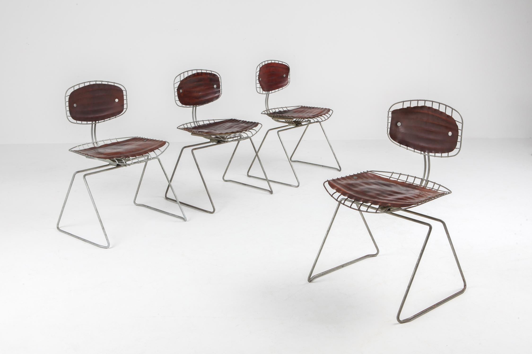 Michel Cadestin Beaubourg Wire Chair Centre Pompidou 3