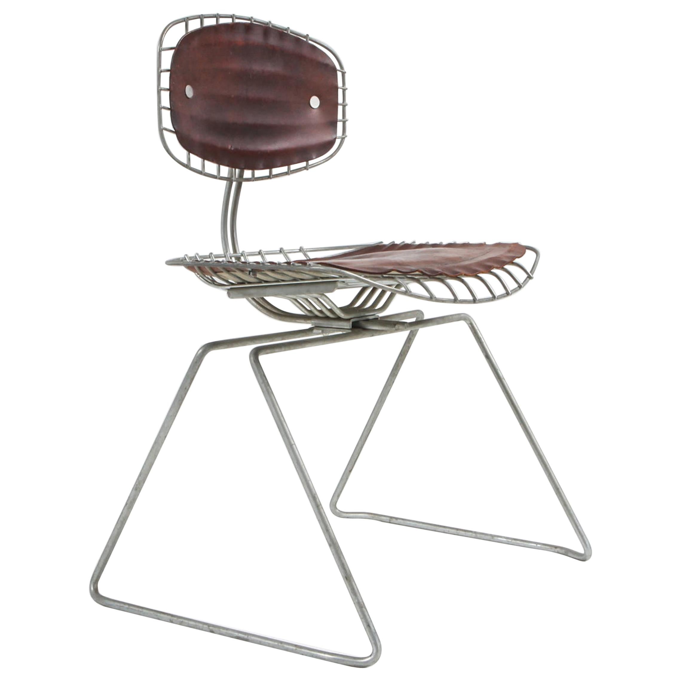 Michel Cadestin Beaubourg Wire Chair Centre Pompidou