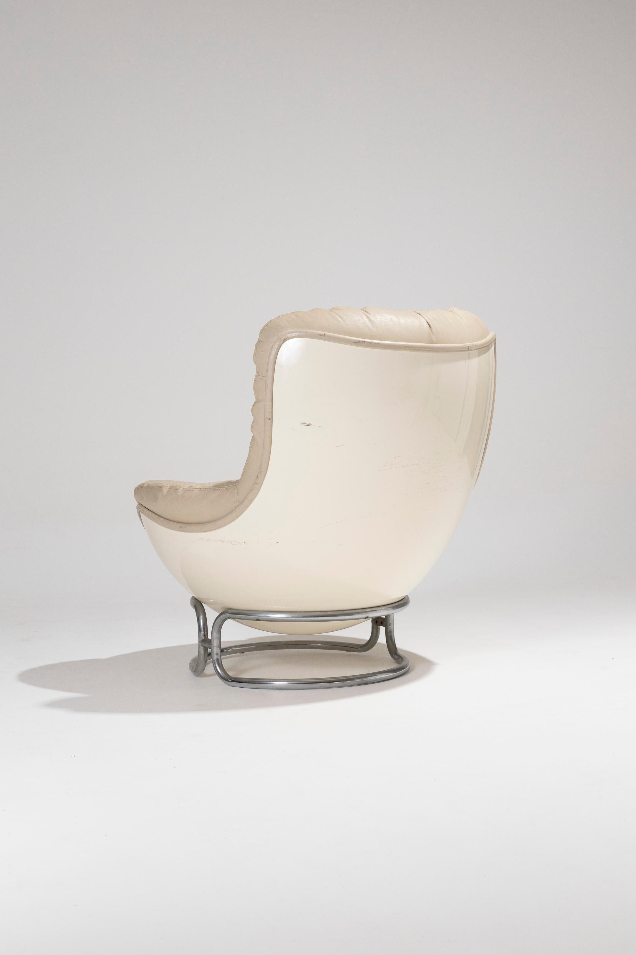 Mid-Century Modern Fauteuil Michel Cadestin Karate, 1970 en vente