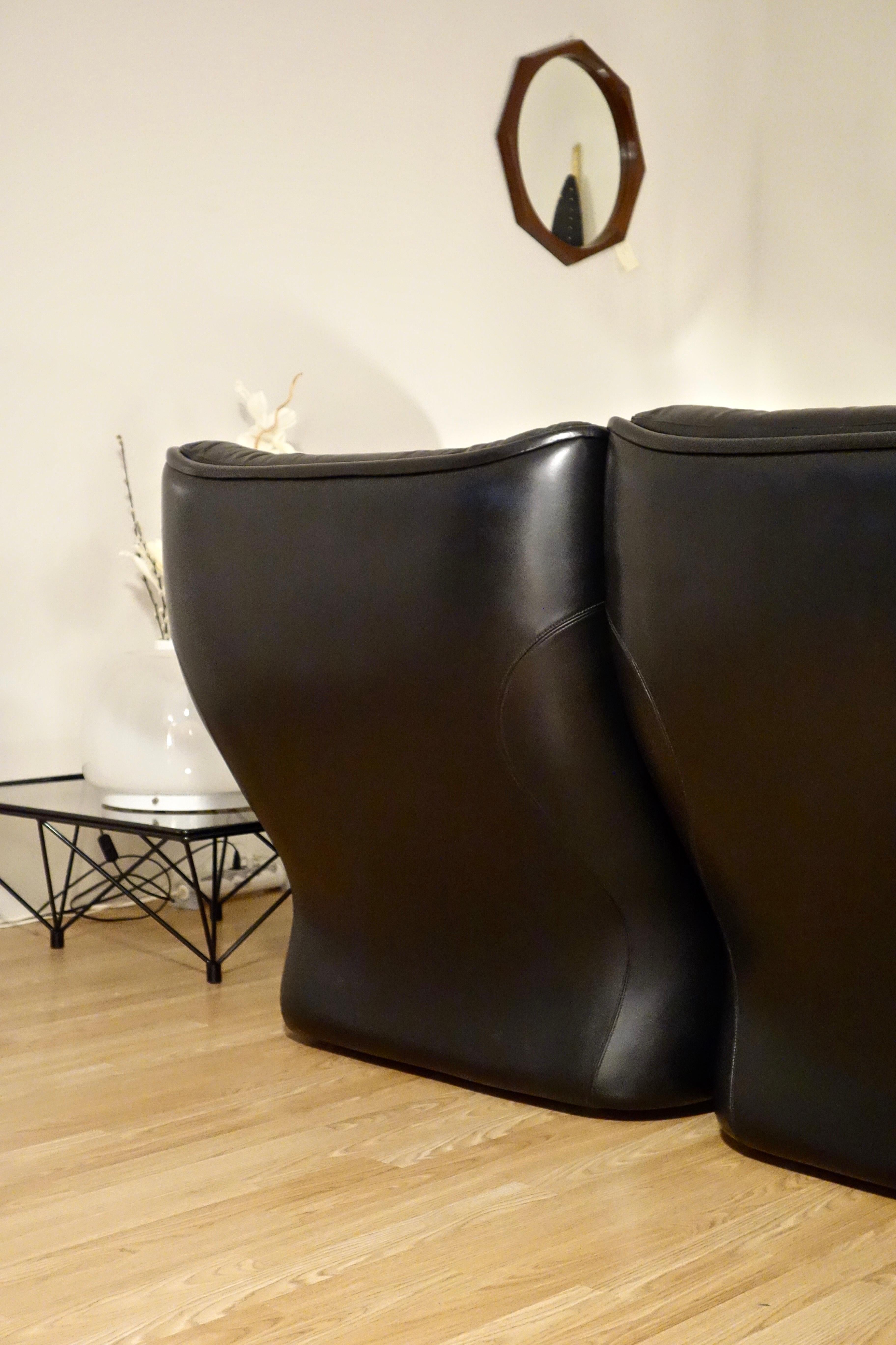 Michel Cadestin Sofa Orchidée für Airborne, Französisch 1970er Jahre im Angebot 5