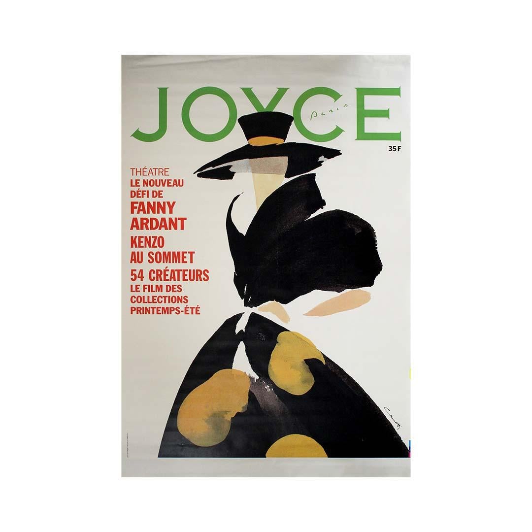 1990 Original poster for Joyce Paris - Avant-garde fashion culture - Print by Michel Canetti