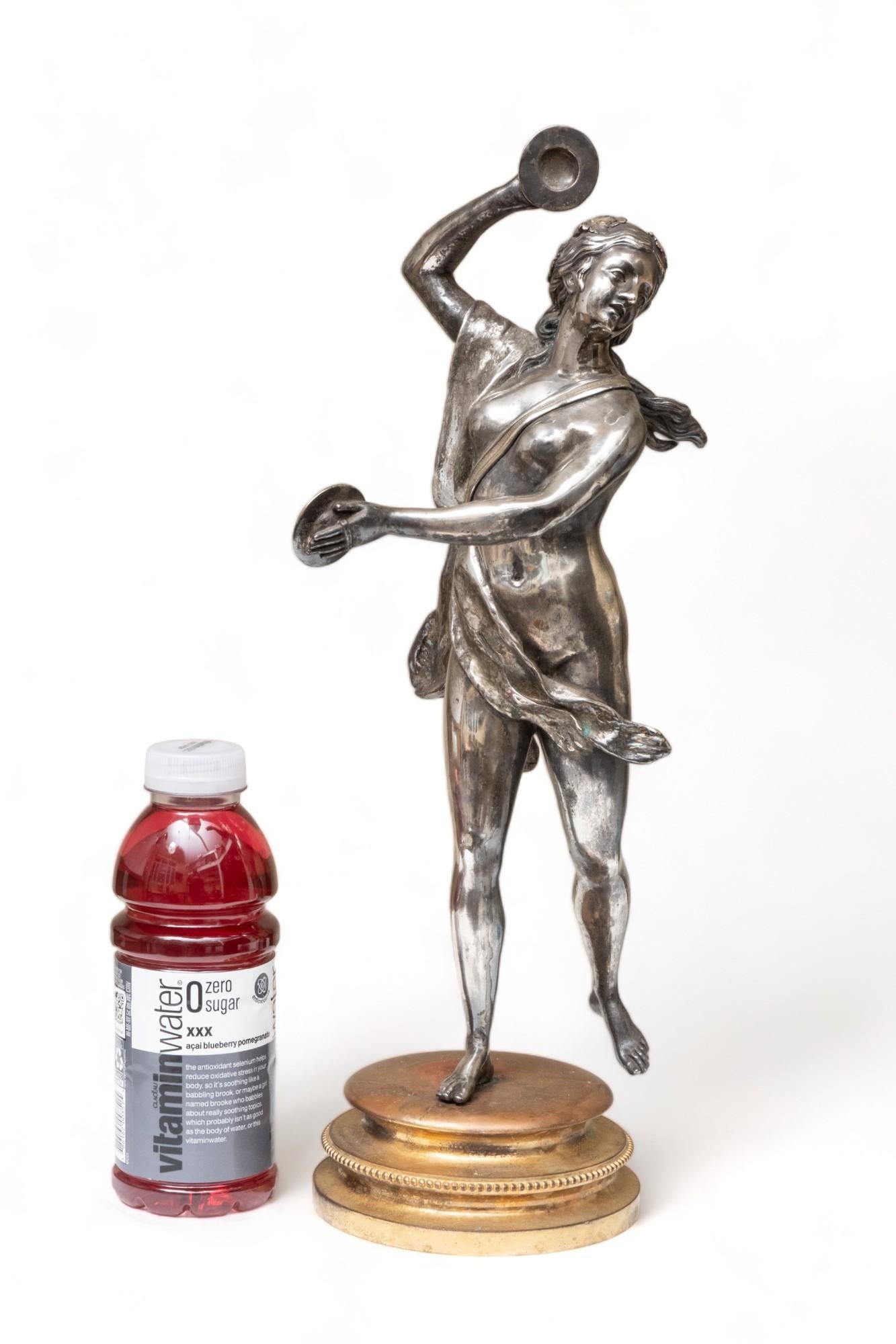 Francese Claude Michel Clodion, scultura francese in bronzo intitolata 