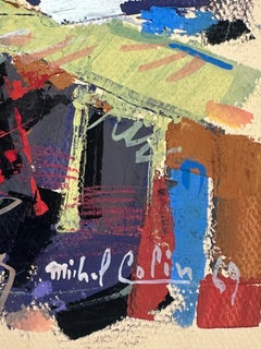 Boats in Harbor (French Riviera painting)