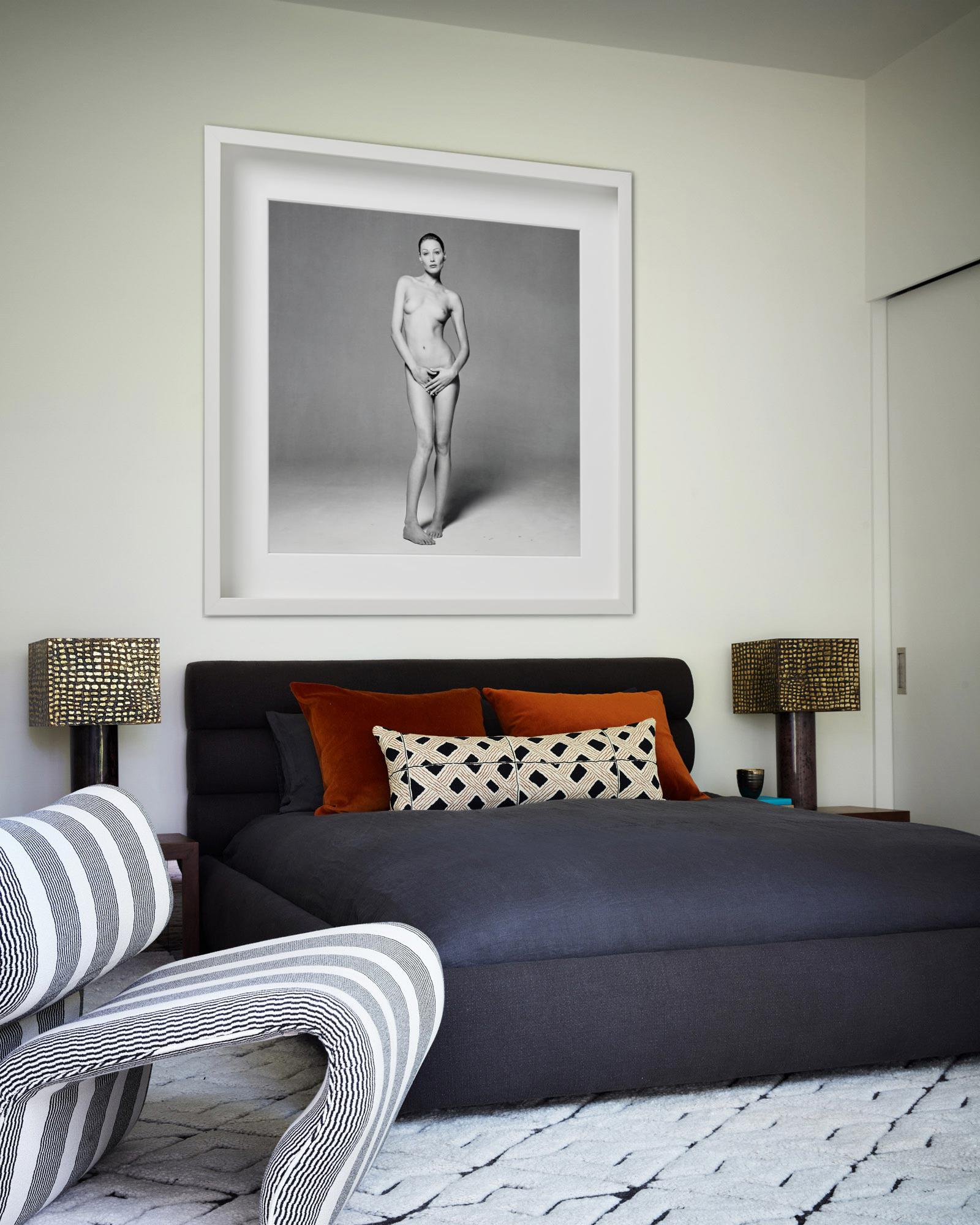 Carla Bruni, Campaigner per il sesso sicuro, fotografia artistica, 1993 - Photograph di Michel Comte