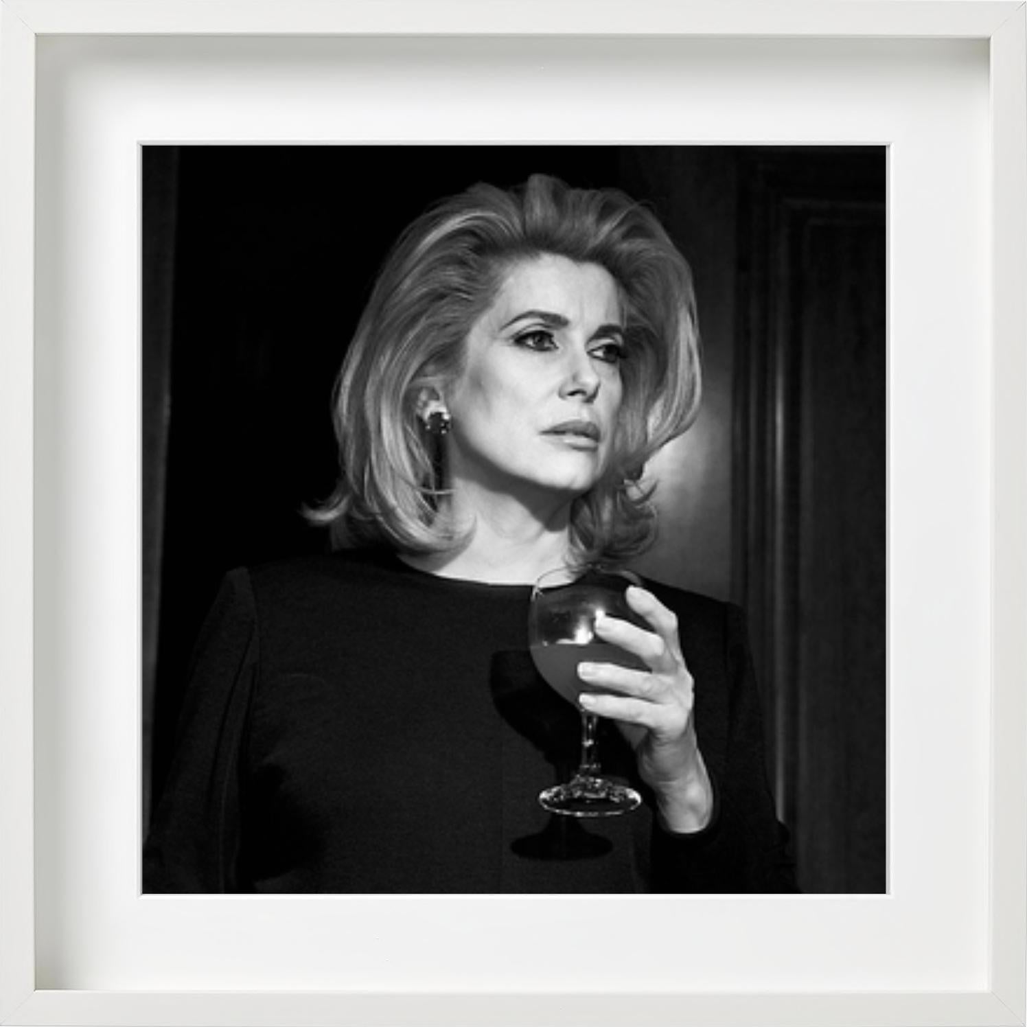 Catherine Deneuve - portrait of the french actress, fine art photography, 1996 - Contemporary Photograph by Michel Comte