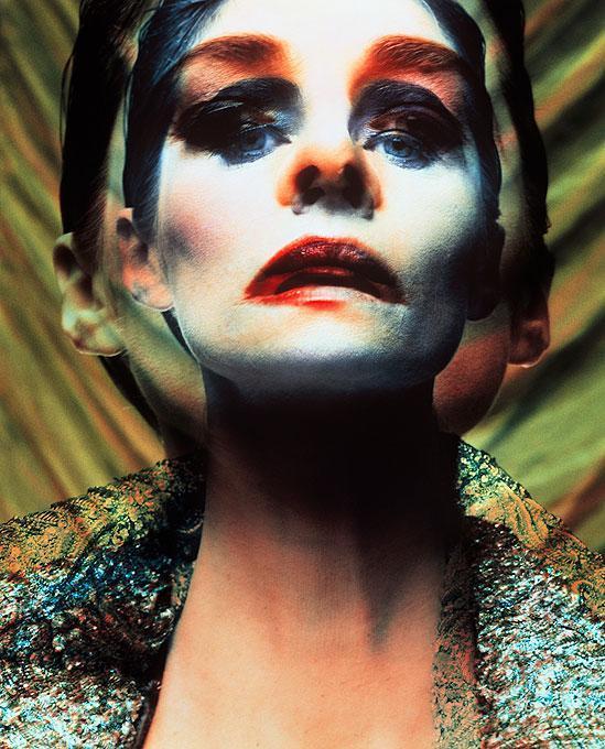 Michel Comte Color Photograph - Charlotte Rampling, Vogue Brazil - portrait of the French movie star