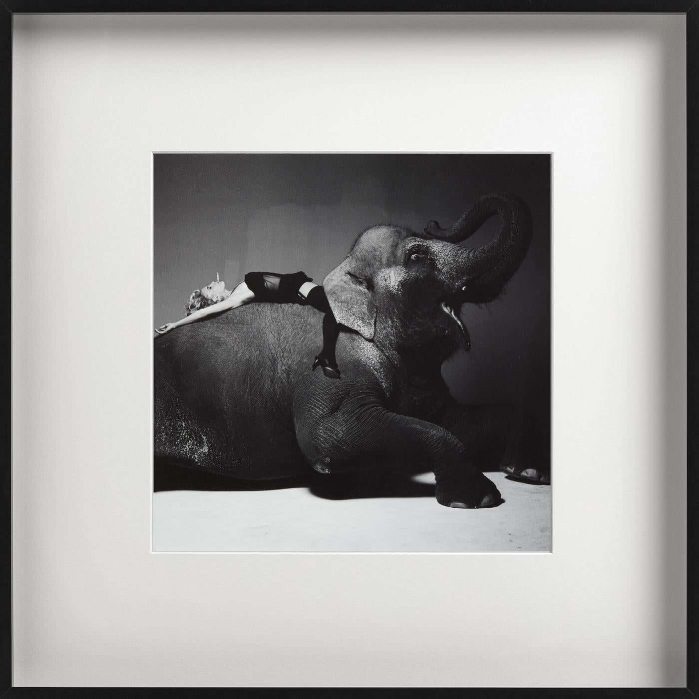 Beauty & Beast, Daryl Hannah for L'Uomo Vogue - fine art photography, 1992 For Sale 1