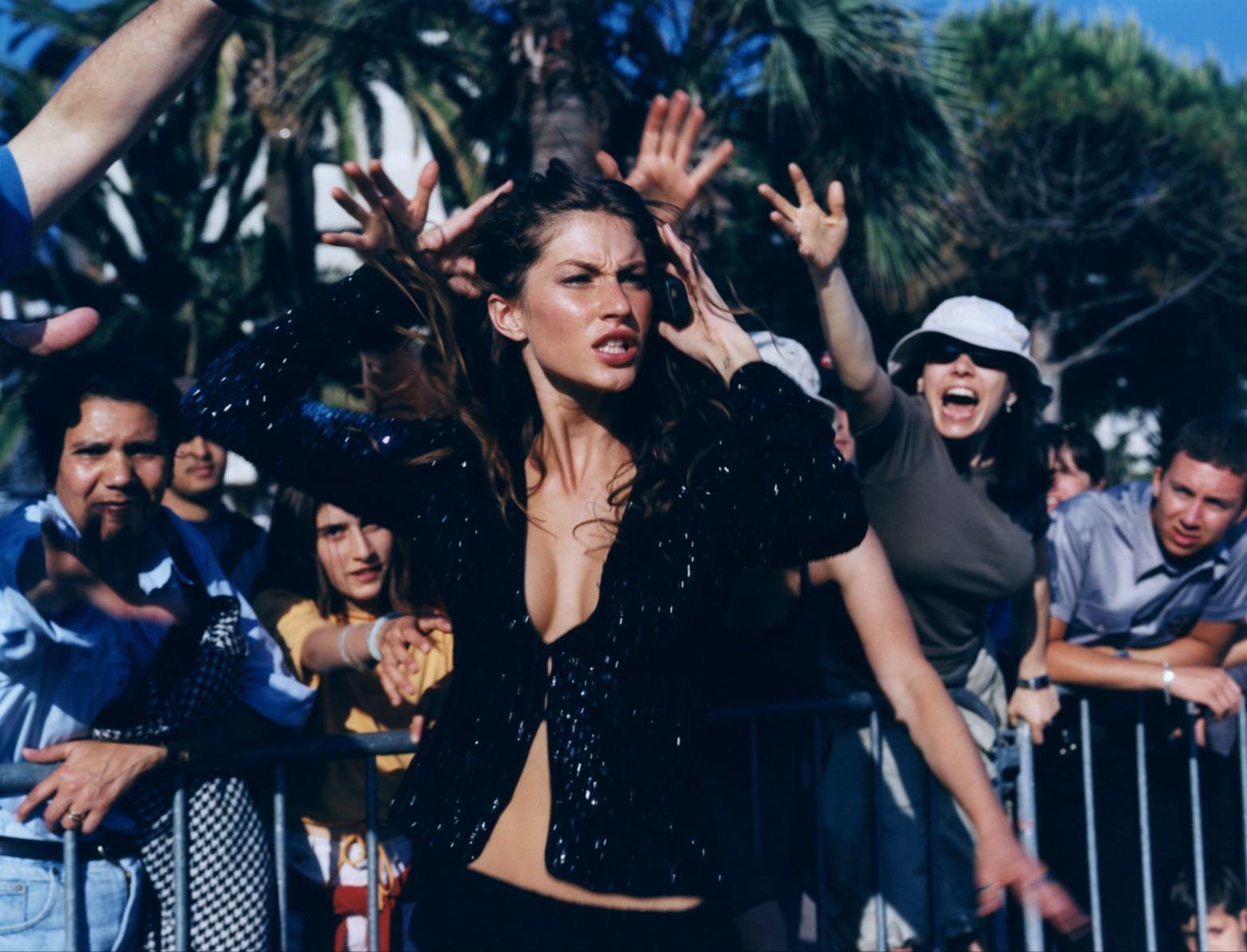 Gisele Buendchen with Paparazzis, Cannes - Limited Edition Fine Art Photography