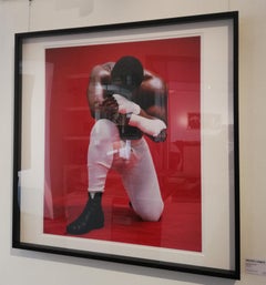 Mike Tyson - Portrait of the boxing legend on his knees