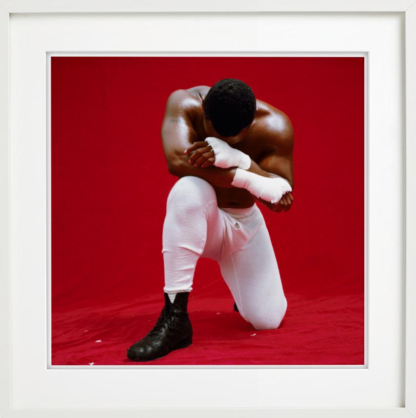 Mike Tyson - Portrait of the boxing legend on his knees For Sale 2