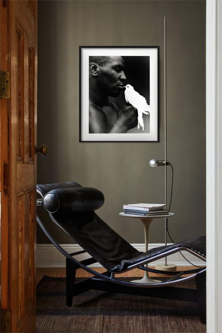 Mike Tyson with Dove - Portrait of the boxer legend  For Sale 2
