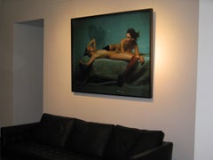 Rizzoli Nudes - Double Nude on a Green Bed, Fine Art Photography, 1998