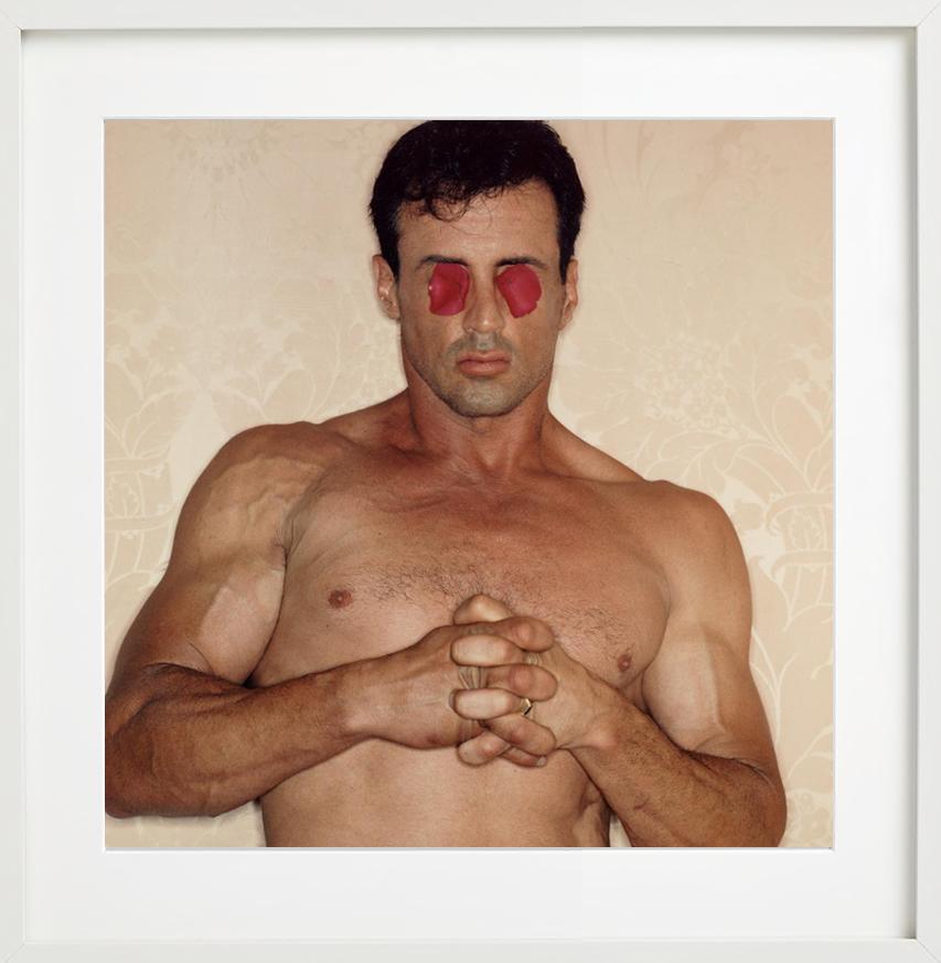 Sylvester Stallone - Beige Portrait Photograph by Michel Comte