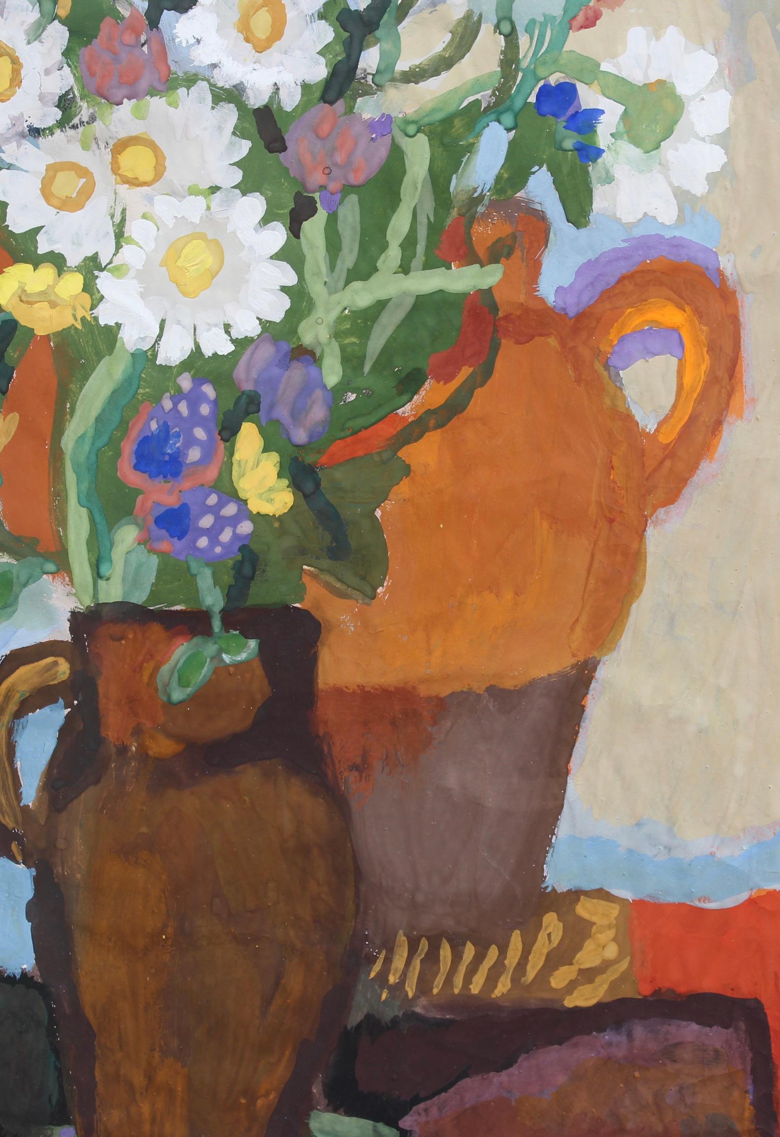 Nature morte aux fleurs et aux fruits en vente 7