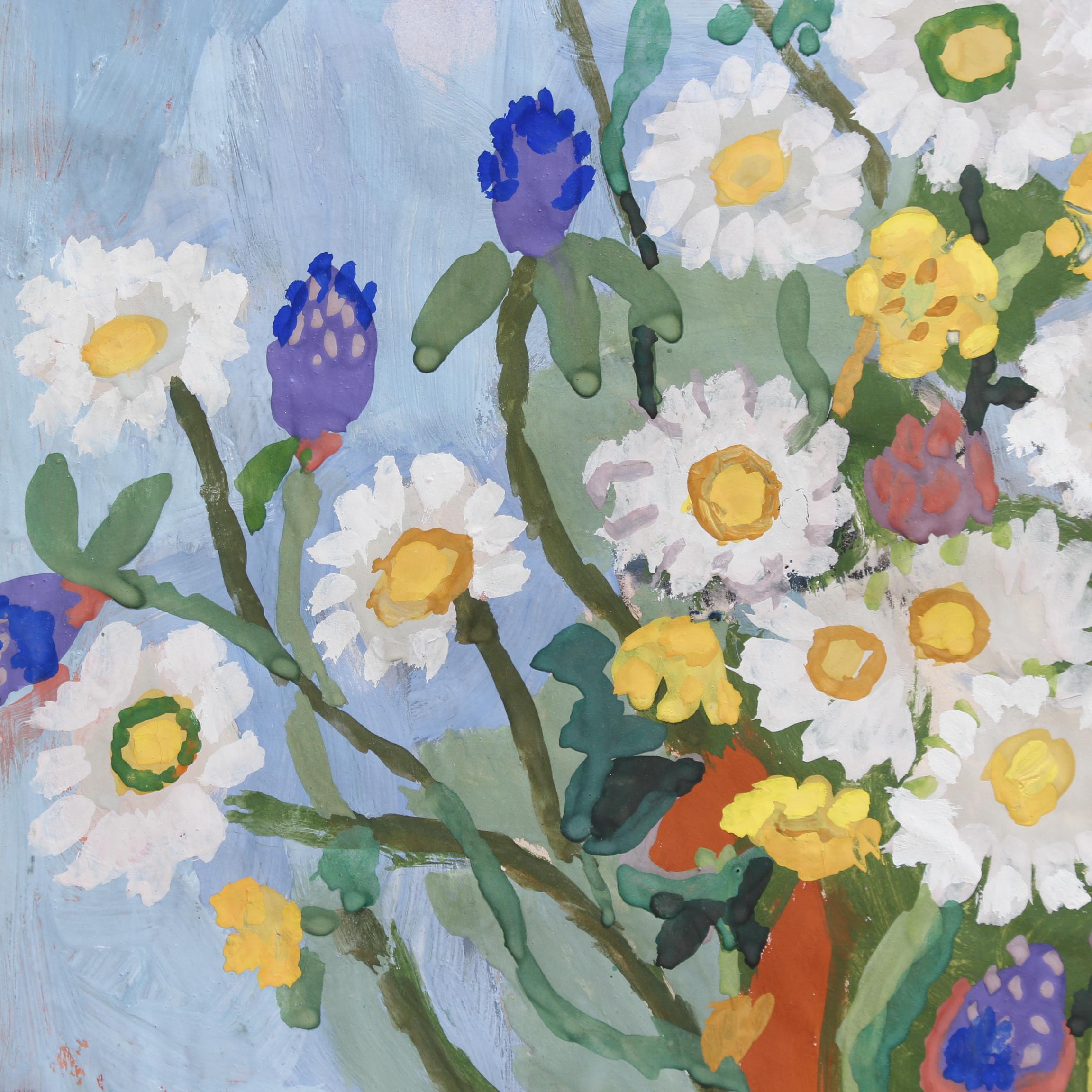 Nature morte aux fleurs et aux fruits en vente 14