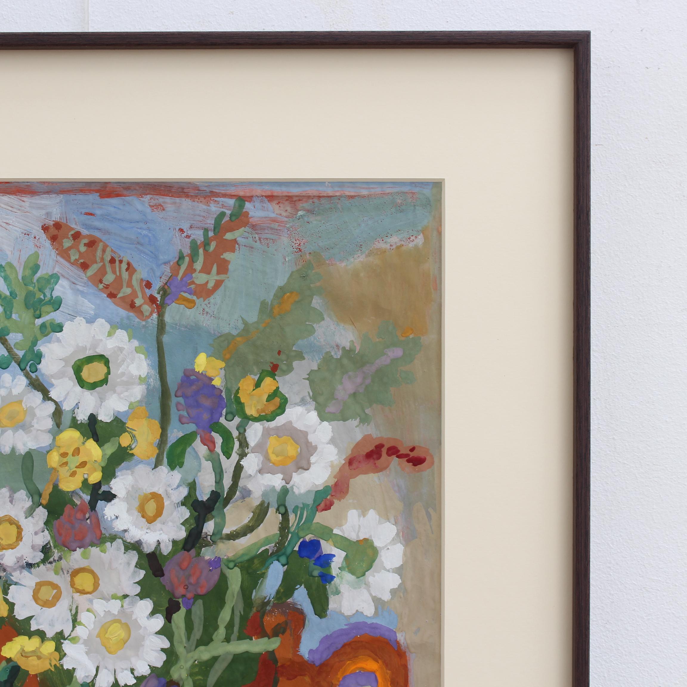 Nature morte aux fleurs et aux fruits en vente 1