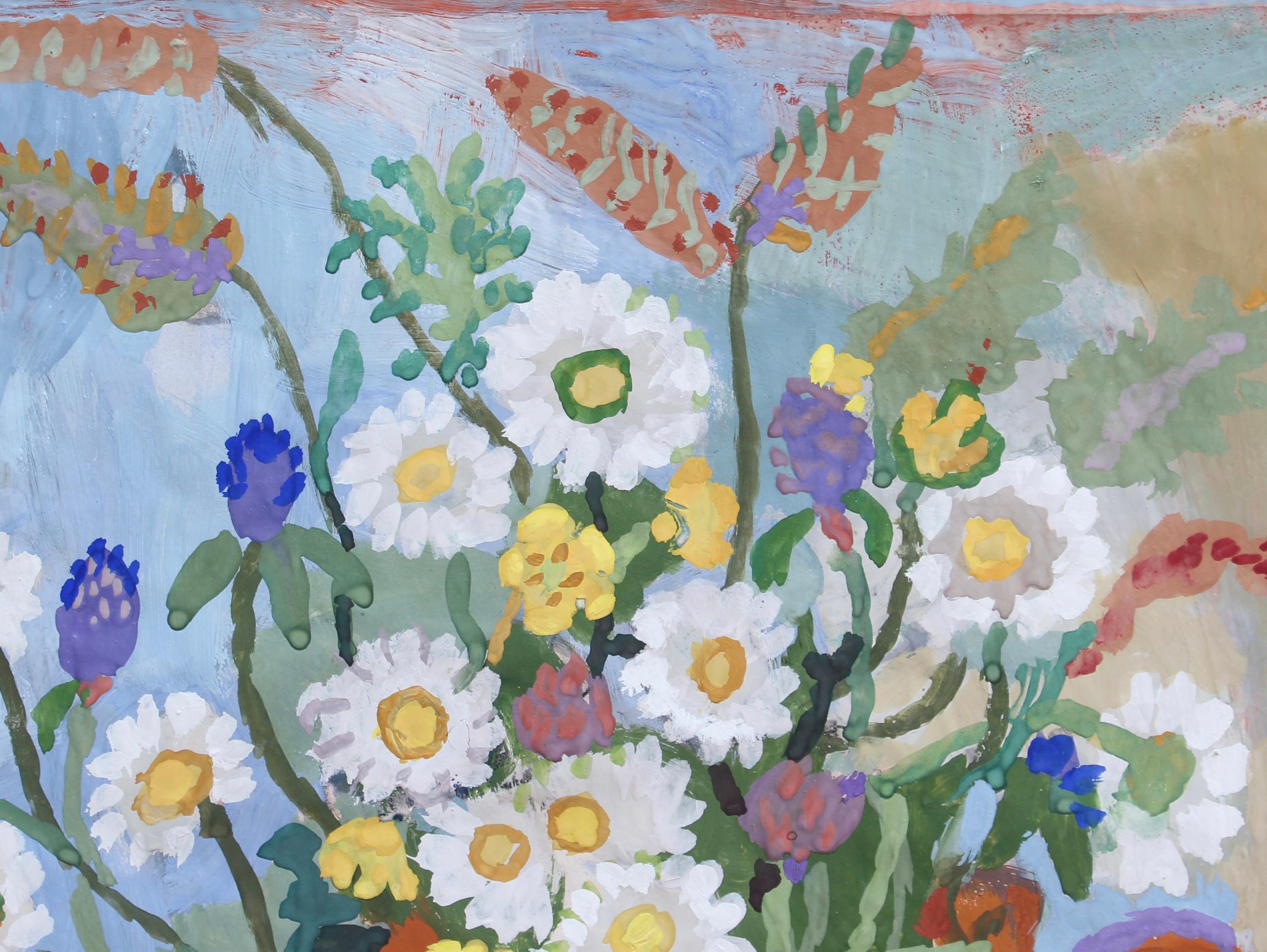 Nature morte aux fleurs et aux fruits en vente 3