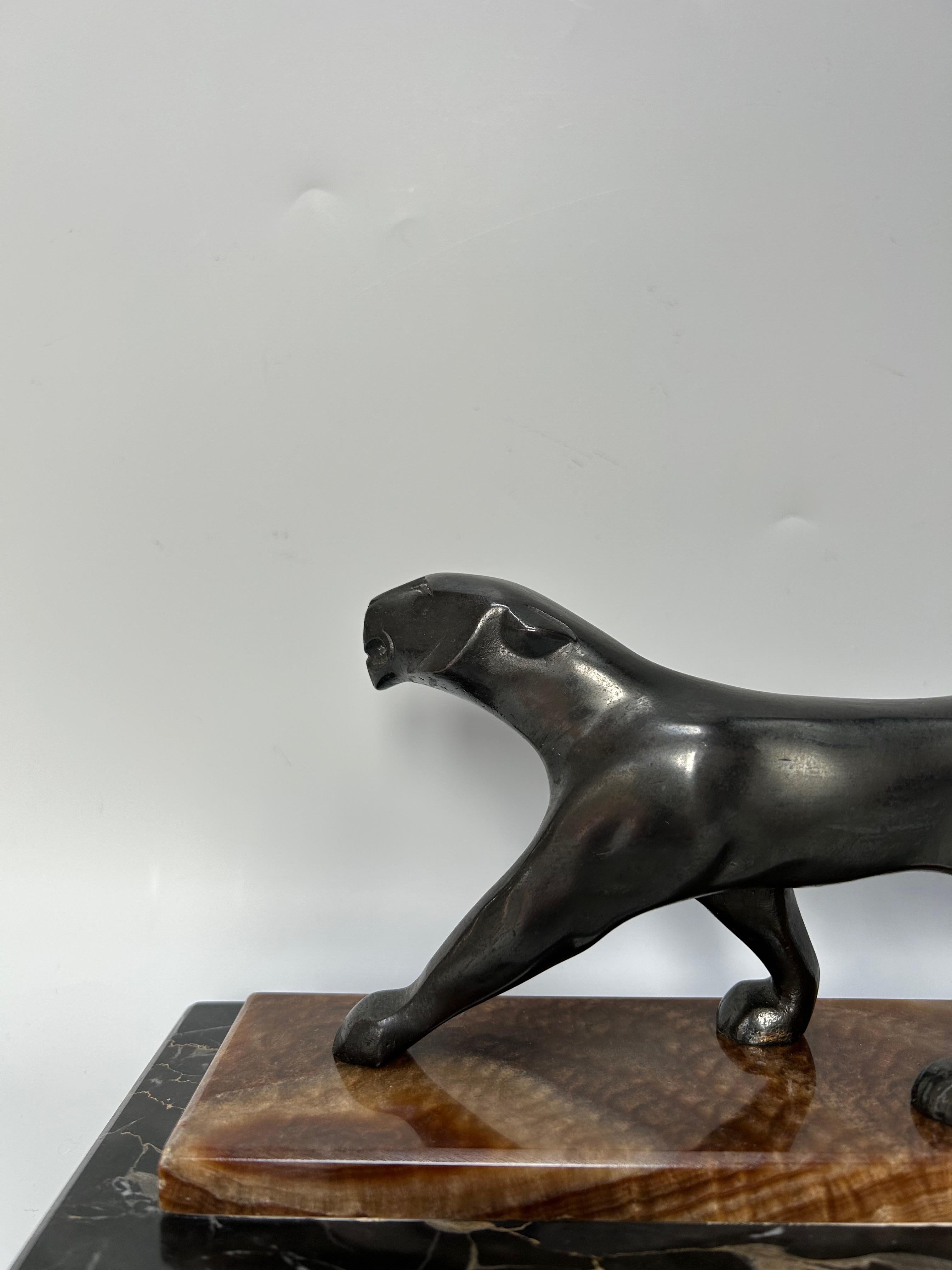 Français Panthère Art déco Michel Decoux