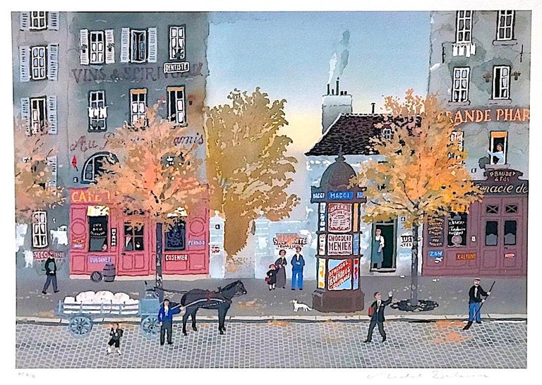 Michel Delacroix Un signe de la Main, Signed Lithograph, Historic