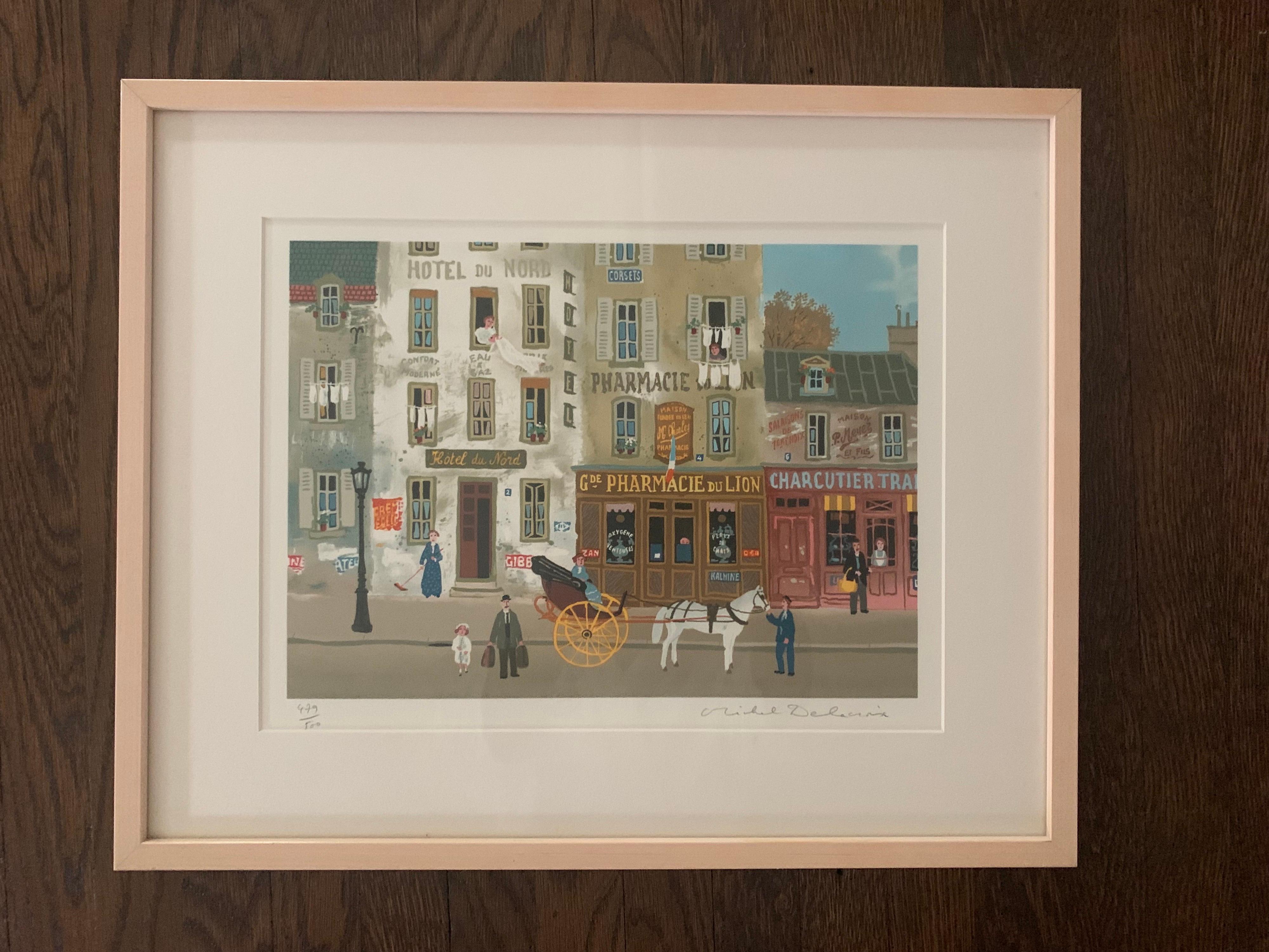 One of three limited edition signed in pencil lithographs by Michel Delacroix that we are selling exclusively on 1stDibs this week.

Michel Delacroix (1933- ) Internationally renowned French painter Michel Delacroix is an acclaimed master of the