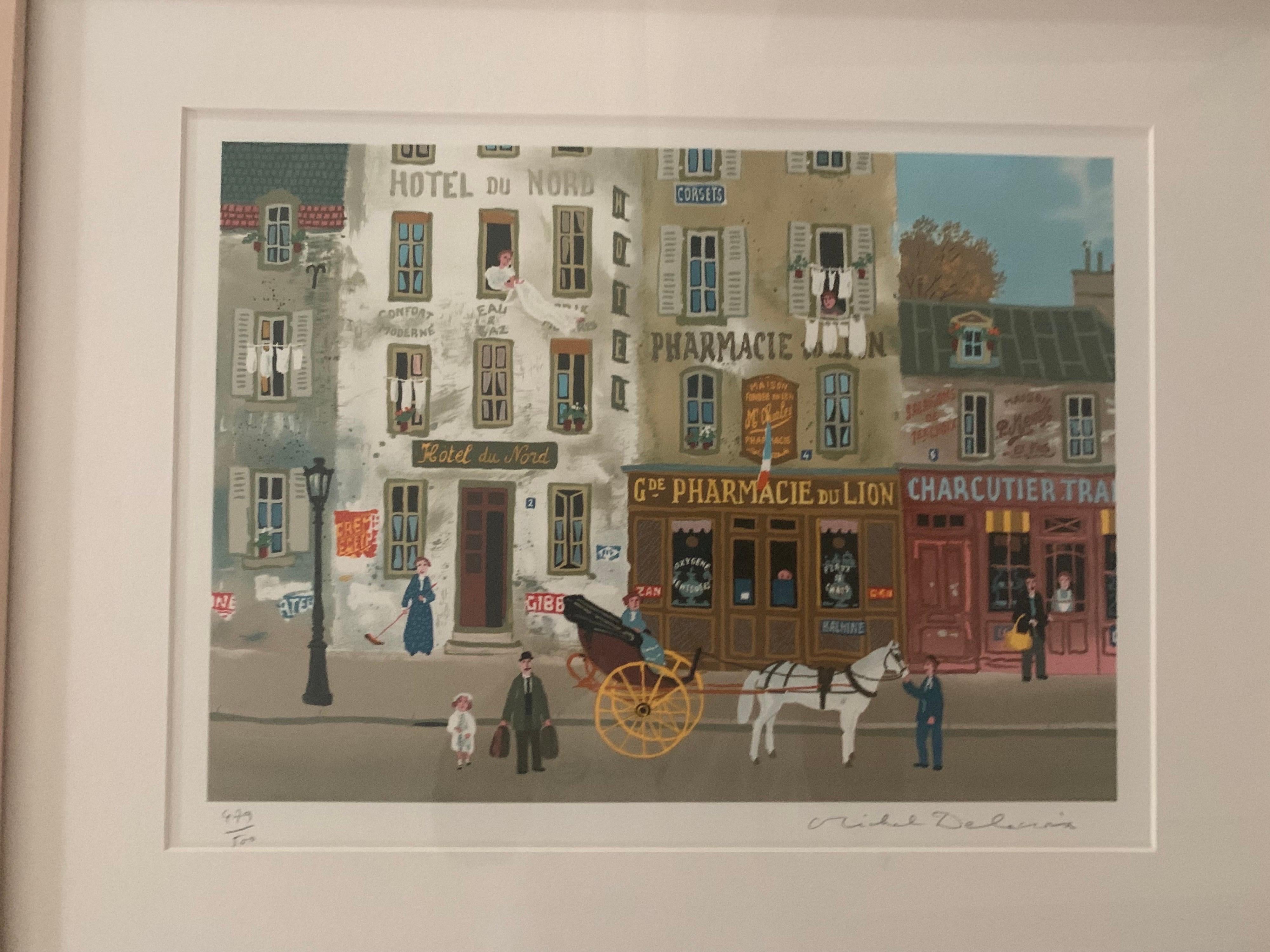 20th Century Michel Delacroix Limited Edition Signed Lithograph