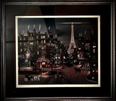 Éclairée Tour Eiffel