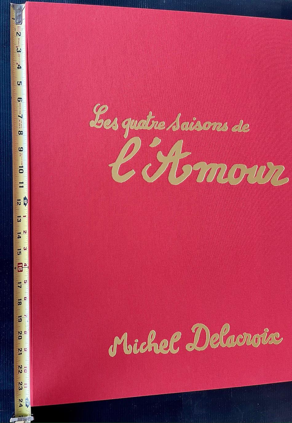 Ensemble de 4 lithographies signées LES QUATRE SAISONS DE L'AMOUR, Paris Lovers en vente 1