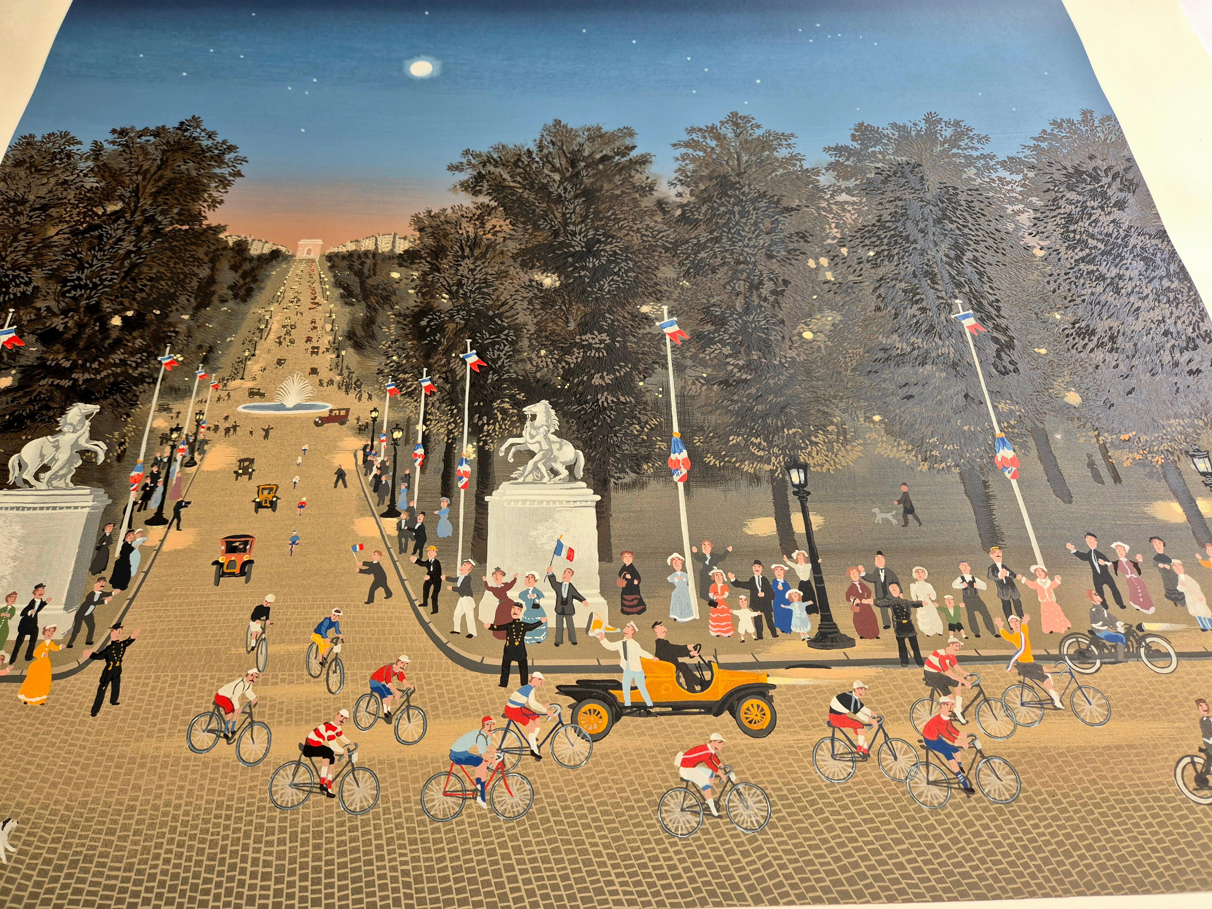 Michel Delacroix -- Arrivo del Tour de France sugli Champs Elysees in vendita 1
