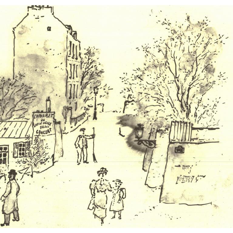 'Paris' 1990- Etching- Signed For Sale 2