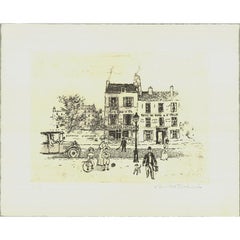 'Paris II' 1990- Etching- Hand Signed