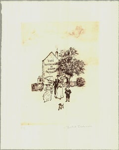 'Paris III'- Etching- Signed