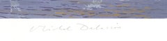 MICHEL DELACROIX Seine et Arc en Ciel - Signed