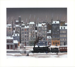 MICHEL DELACROIX Train, 1991 - SIGNED