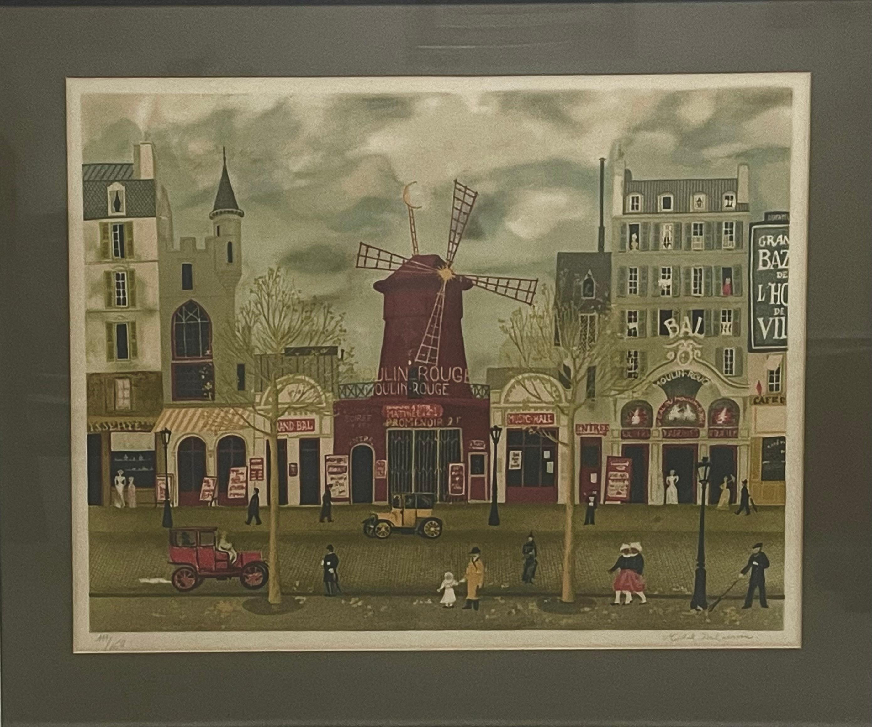 “Moulin Rouge” - Print by Michel Delacroix