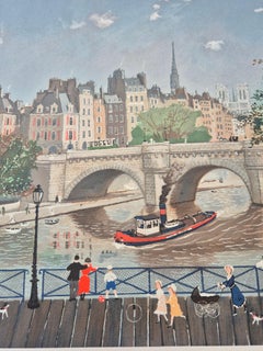 Michel Delacroix -- Passerelle des Halles in Summer