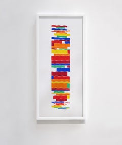 Kinetic Modern Abstract Geometric Print Silkscreen « Corona »
