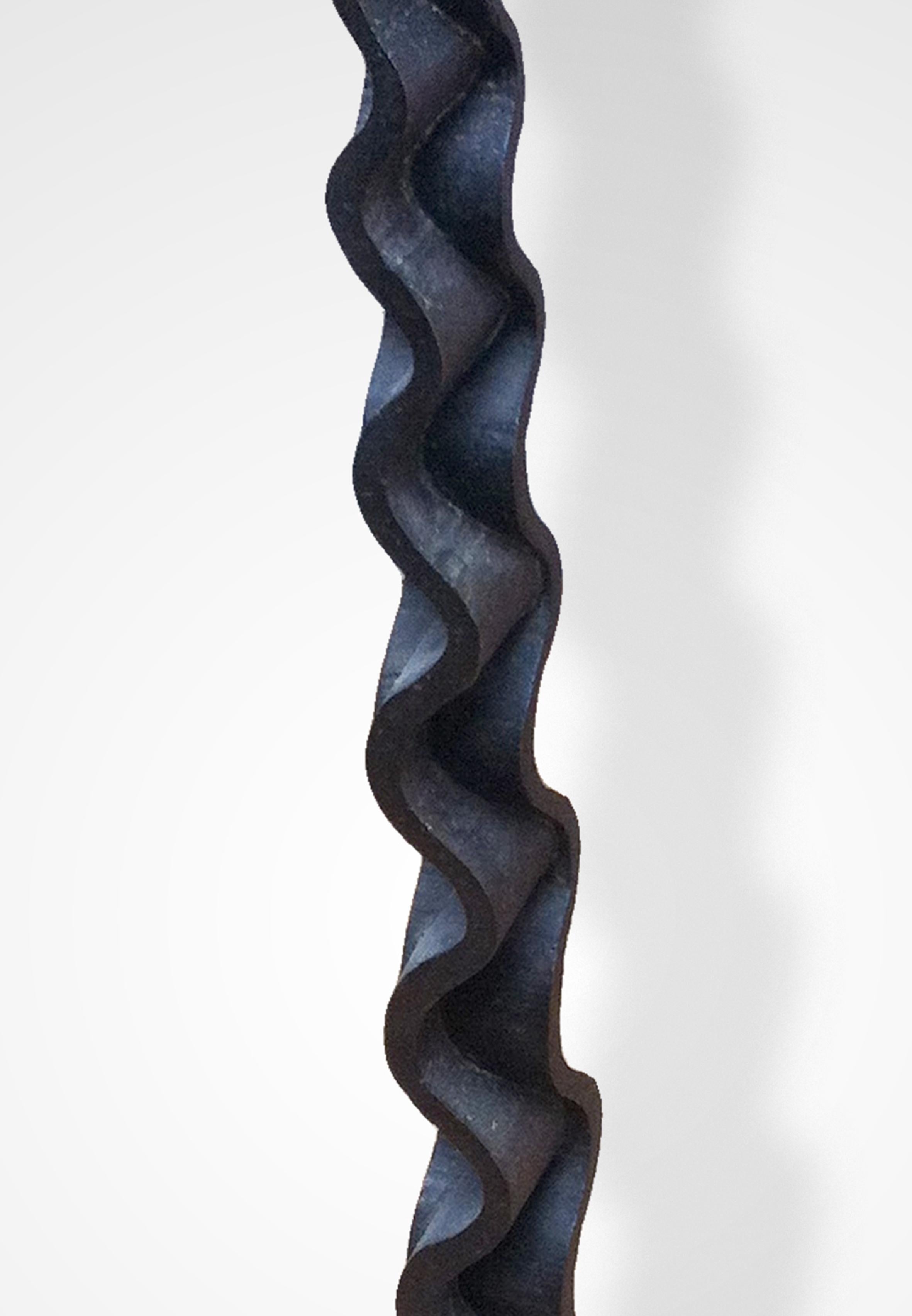 Kinetic Modern Abstract Geometric Minimalist Bronze Sculpture 