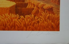 Paris Opera in the Wheat Field - Original handsigned lithograph