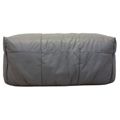 Michel Ducaroy Tabouret ou pouf en cuir Brigantin pour Ligne Roset, 1970