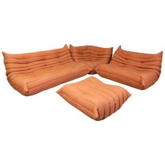 Michel Ducaroy Design for Ligne Roset of France Four-Piece Togo Sofa Set