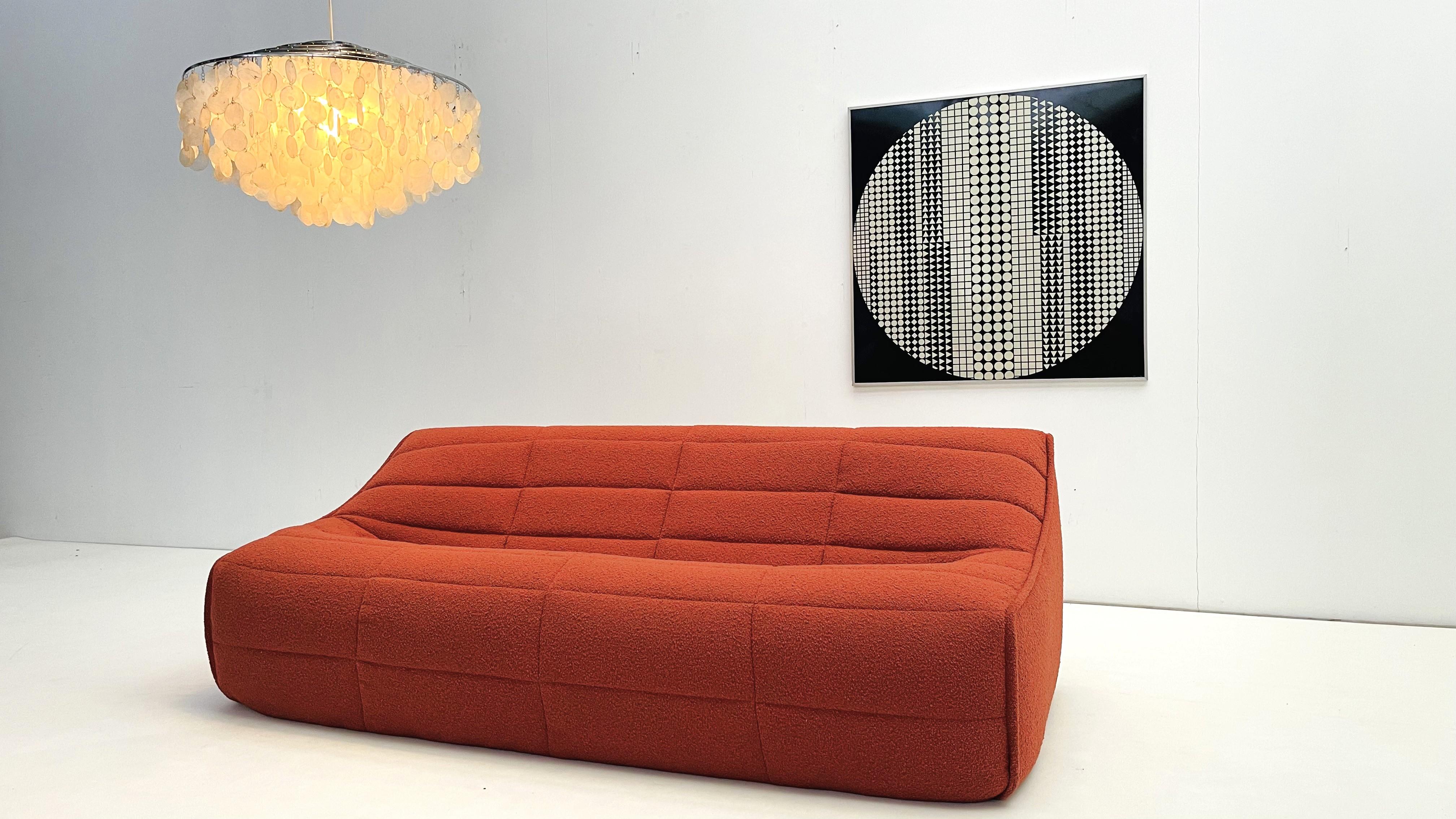 Michel Ducaroy para Ligne Roset - Adria 3 plazas rojo coral Moderno en venta