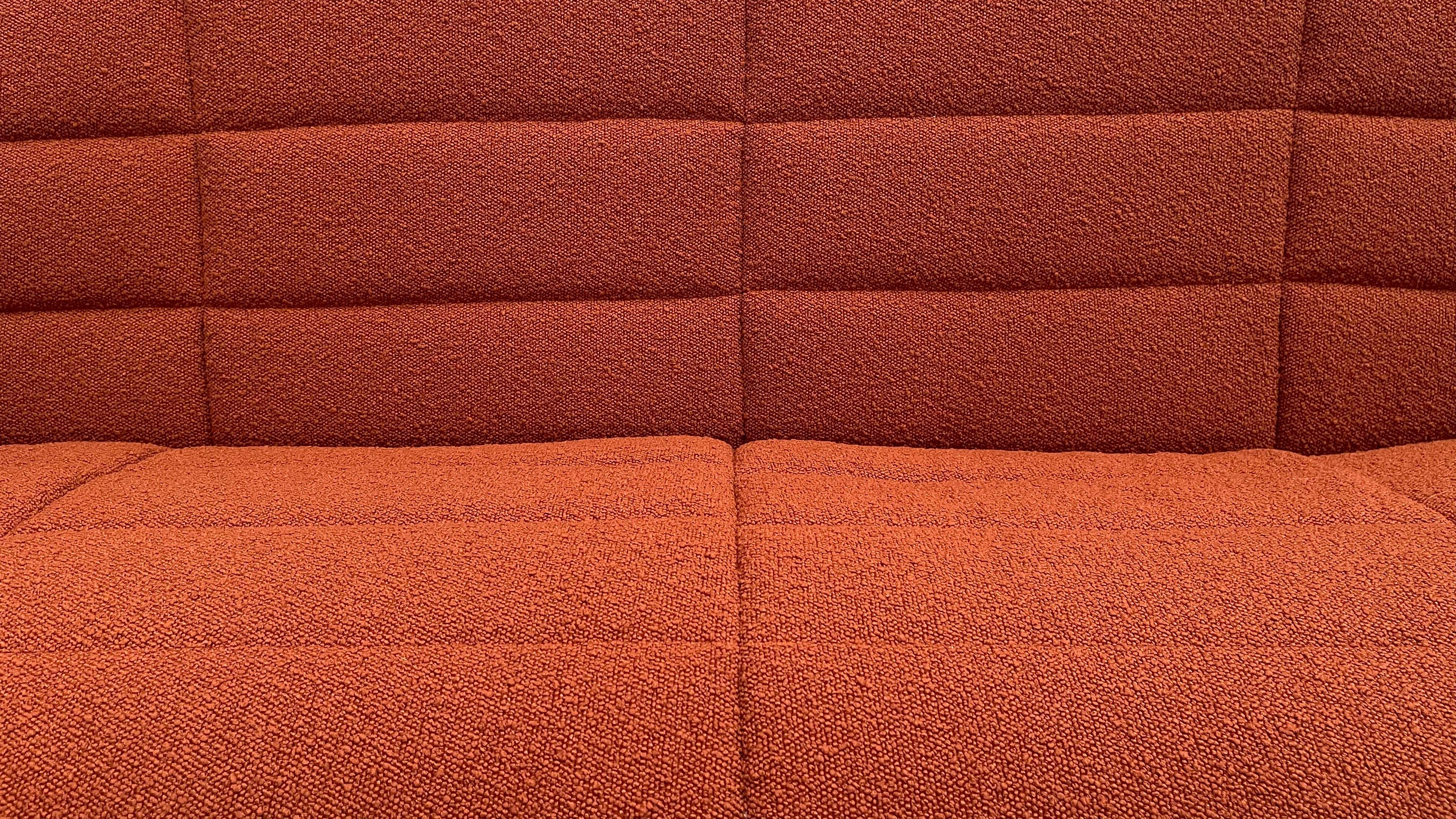 Michel Ducaroy para Ligne Roset - Adria 3 plazas rojo coral siglo XX en venta