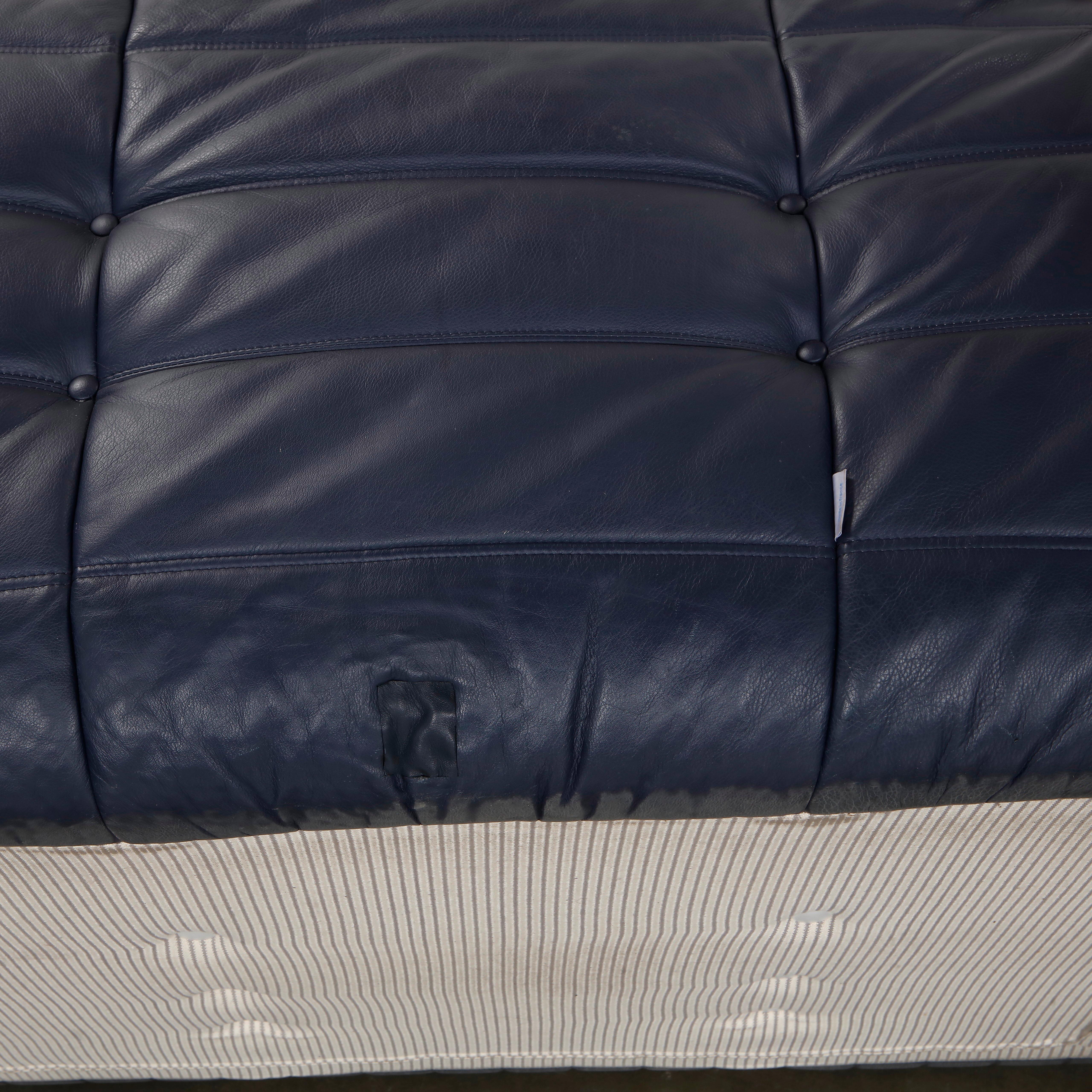Michel Ducaroy für Ligne Roset, Marineblaues zweisitziges Togo-Sofa, 1980er Jahre im Angebot 6
