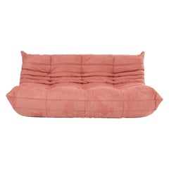 Michel Ducaroy for Ligne Roset Pink Togo Large Sofa