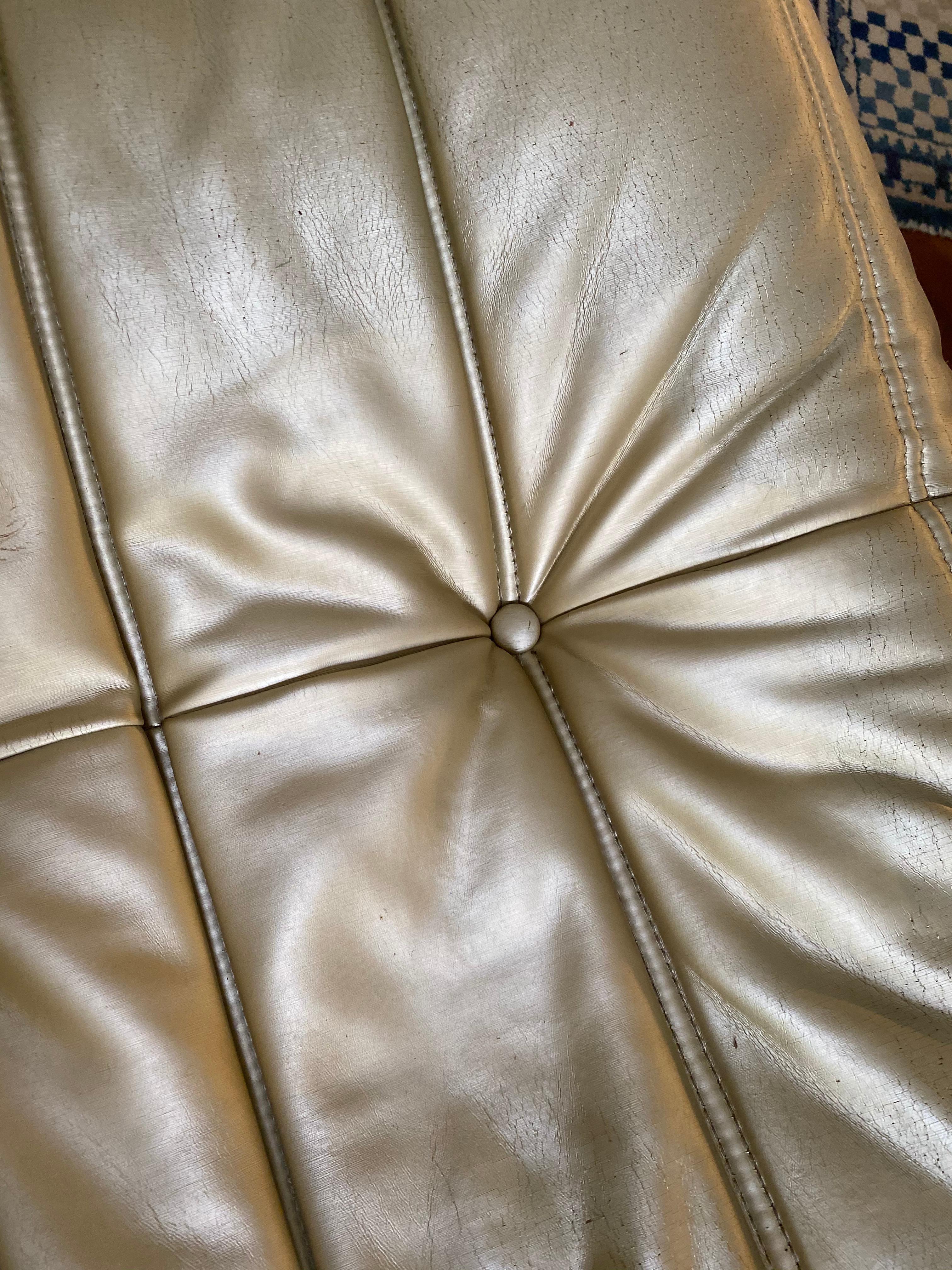 French Michel Ducaroy for Ligne Roset Togo Living Room Sofa Set of 2, Gold, Sectional