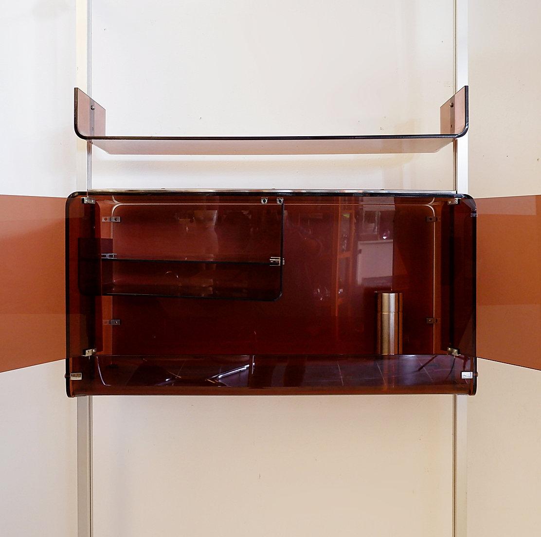Michel Ducaroy per Roche Bobois Mensola da terra/soffitto/Bar (Claustra) 1970s in vendita 3