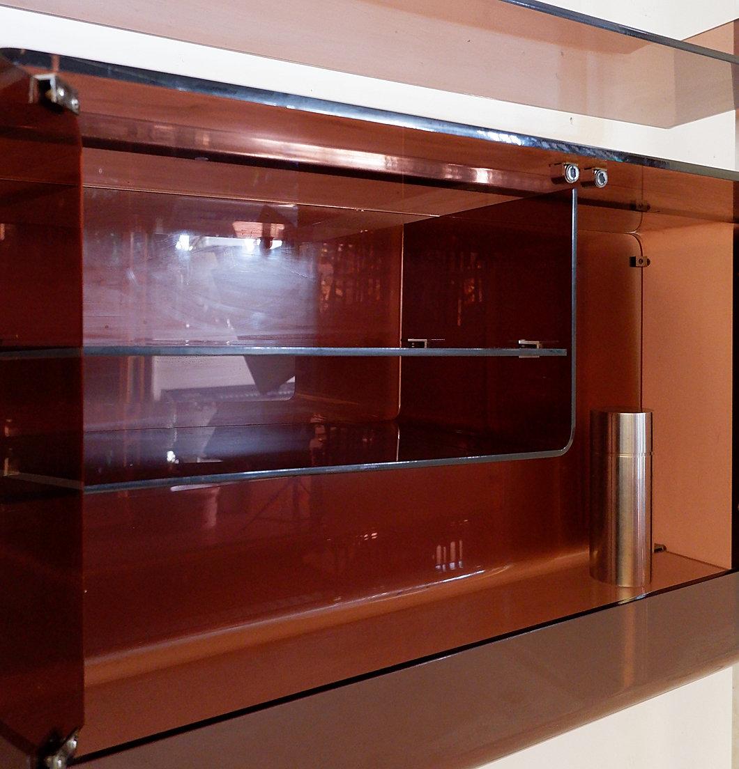 XX secolo Michel Ducaroy per Roche Bobois Mensola da terra/soffitto/Bar (Claustra) 1970s in vendita