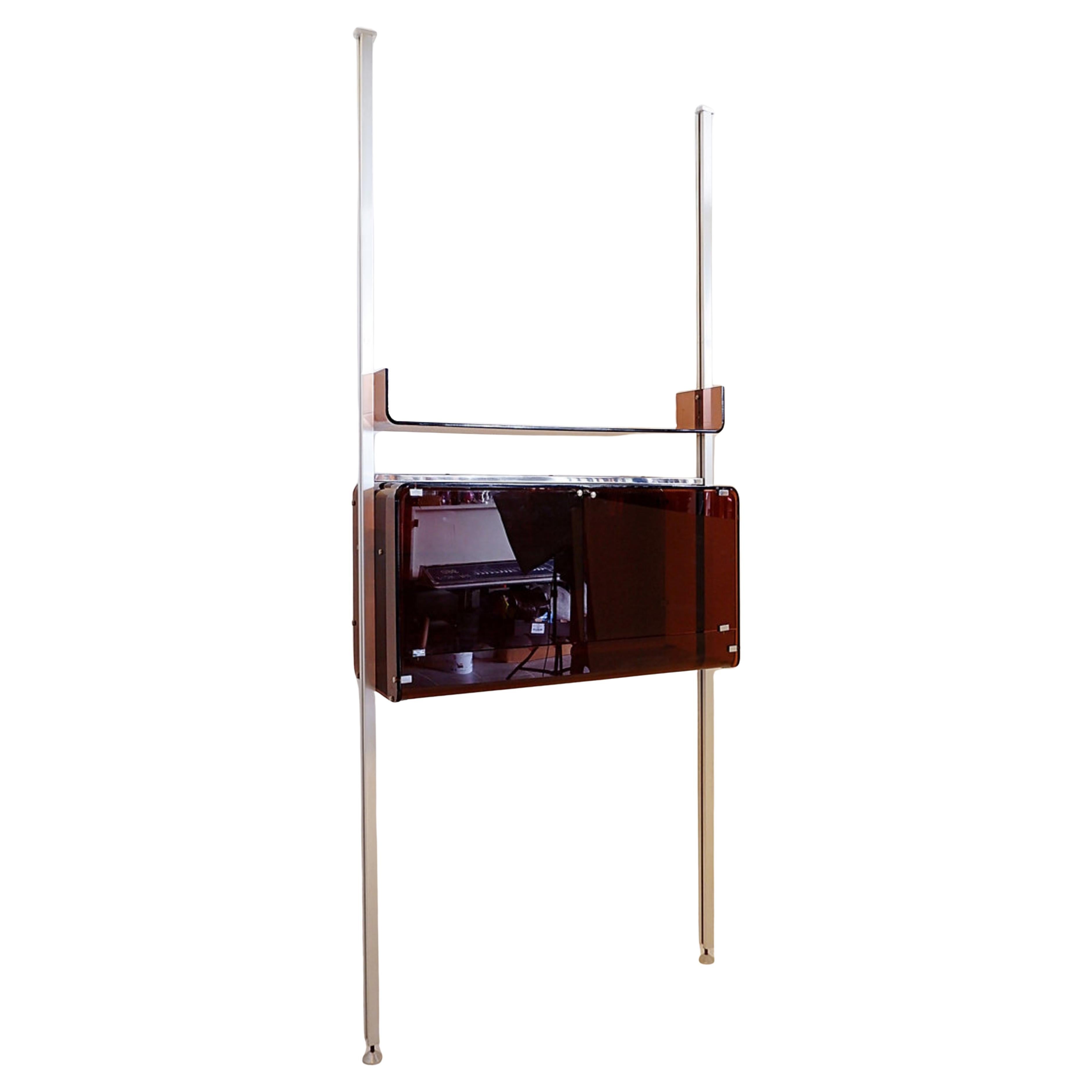 Michel Ducaroy per Roche Bobois Mensola da terra/soffitto/Bar (Claustra) 1970s in vendita