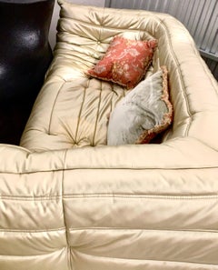 Michel Ducaroy, Ligne Roset Togo Sofa with Arms, Limited Edition, Gold, Medium